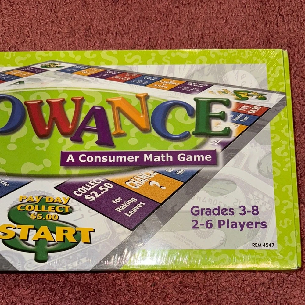 Allowance Board Game - Green